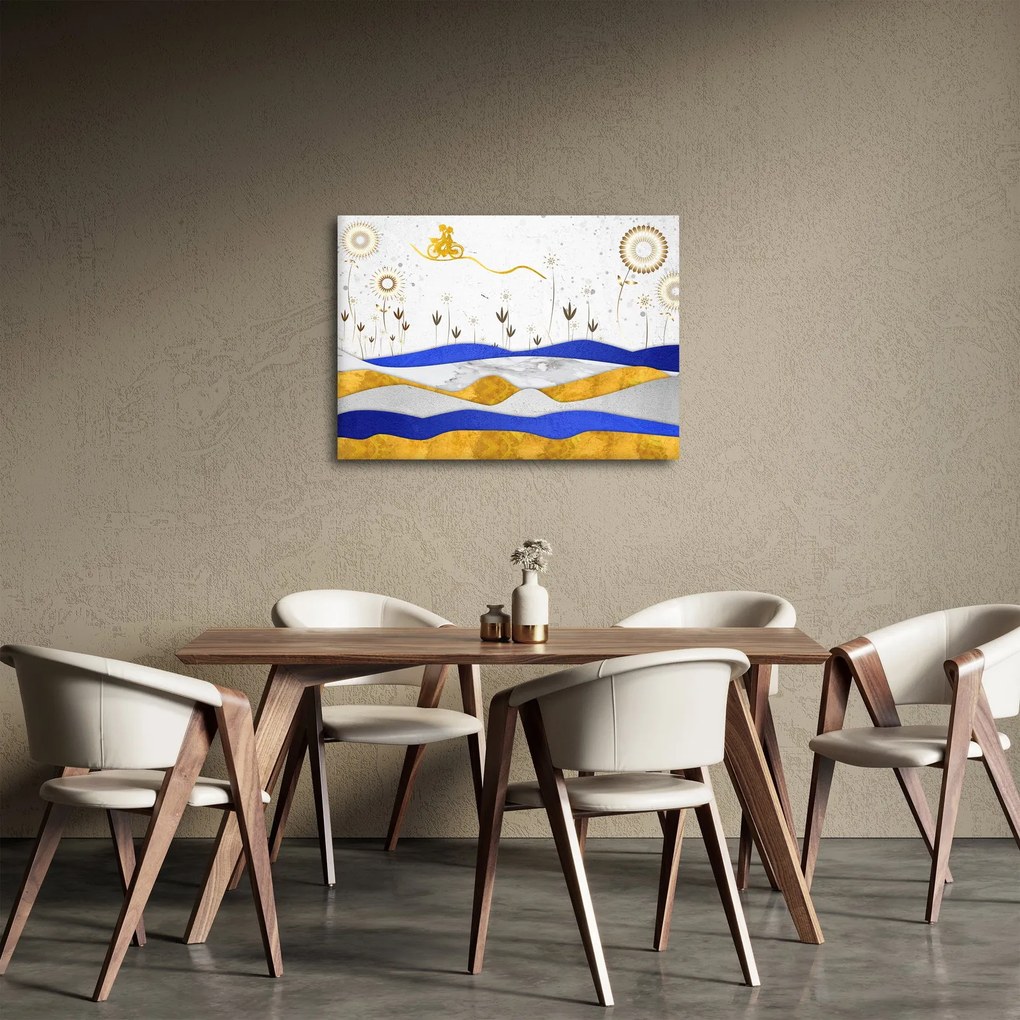 Obraz - Złote Góry (70x50 cm)