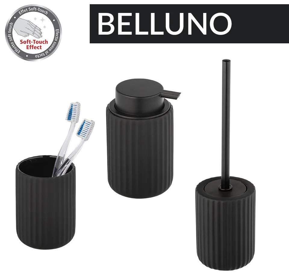 Pojemnik na szczoteczki do zębów BELLUNO, ceramiczny,  Ø 8 cm, WENKO