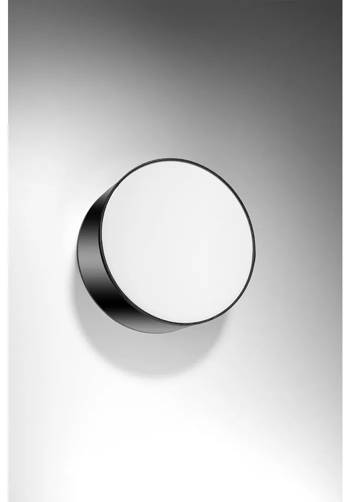 Czarna lampa sufitowa Sollux Atis