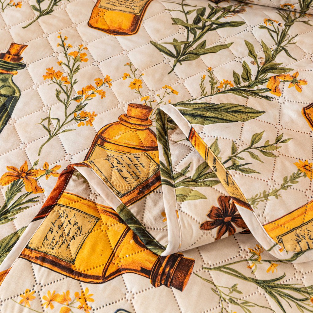 Narzuta na łóżko APOTHECARY, kremowy Rozmiar: 220 x 240 cm