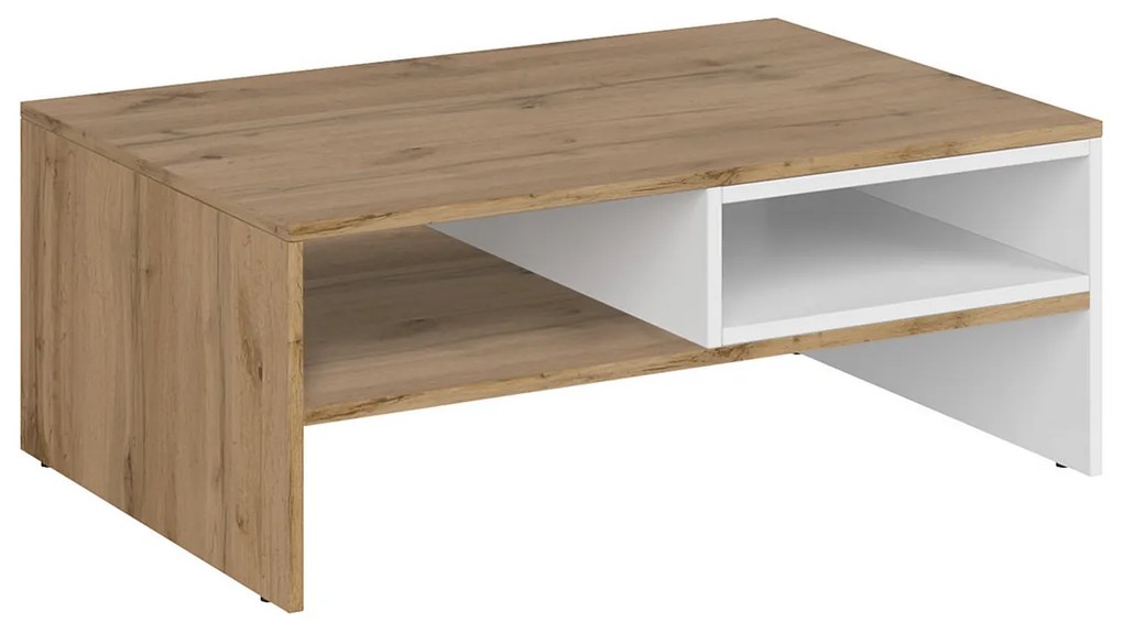 Stolik konferencyjny VILGO 90, błyszczący biały