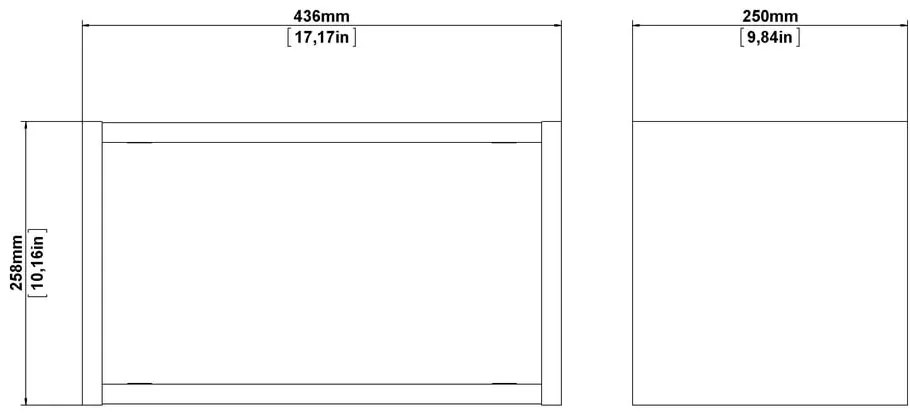 Wielopoziomowa półka w dekorze dębu w naturalnym kolorze 44 cm Roomers – Tvilum