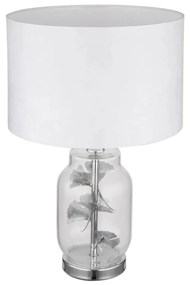 Globo 24141C - Lampa stołowa GINKO 1xE27/40W/230V biały