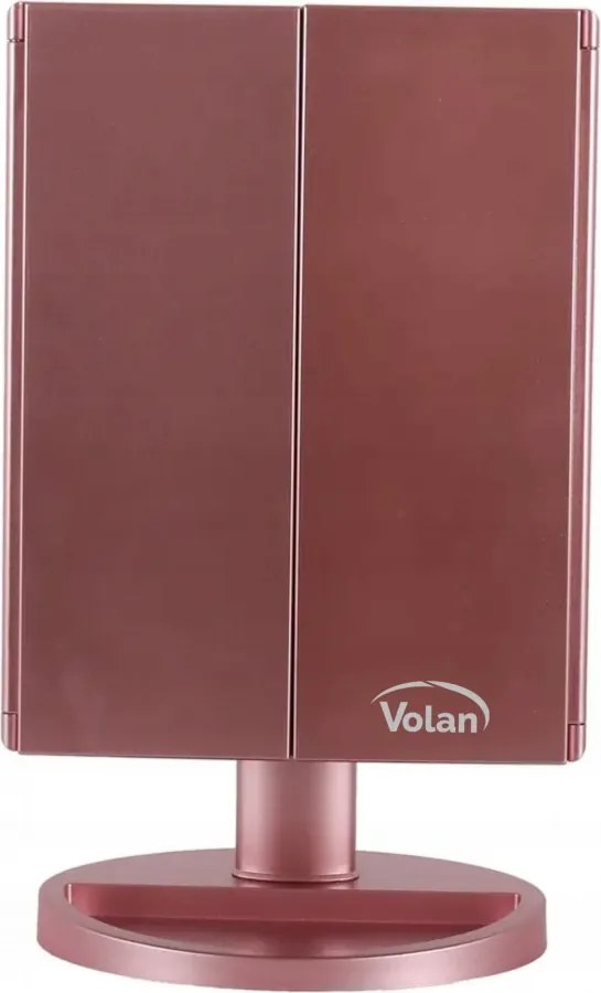 Lusterko PREMIUM Do MAKIJAŻU Powiększające 3X Kosmetyczne PODŚWIETLANE LED