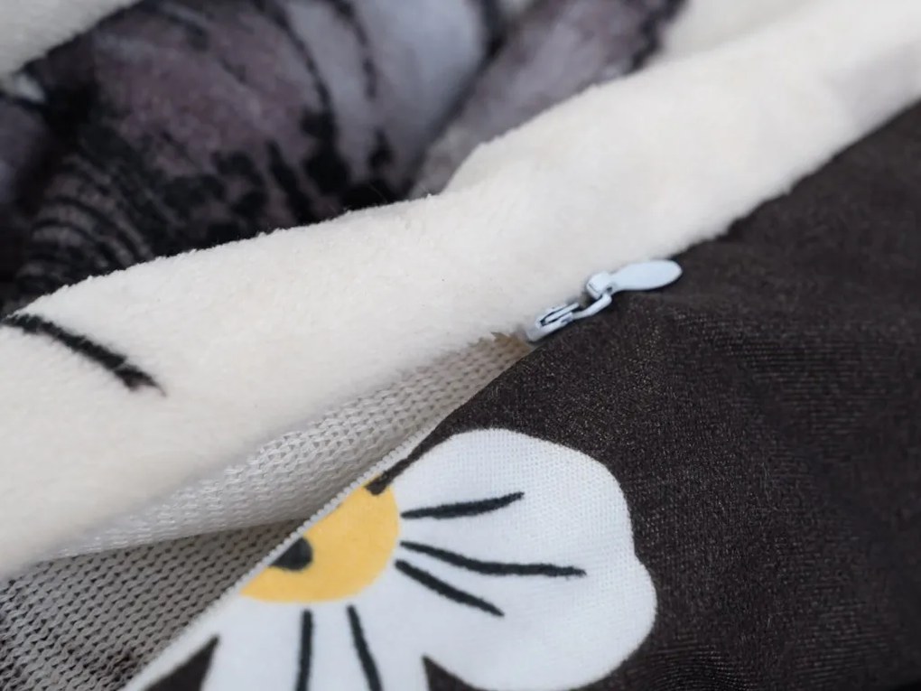 PrzytulneMieszkanie.pl PrzytulneMieszkanie.pl Dwustronna pościel DUO SENSE MONARIA wzorzysta + poszewka na poduszkę 40x50 cm GRATIS Rozmiar pościeli: 70 x 90 cm | 140 x 200 cm