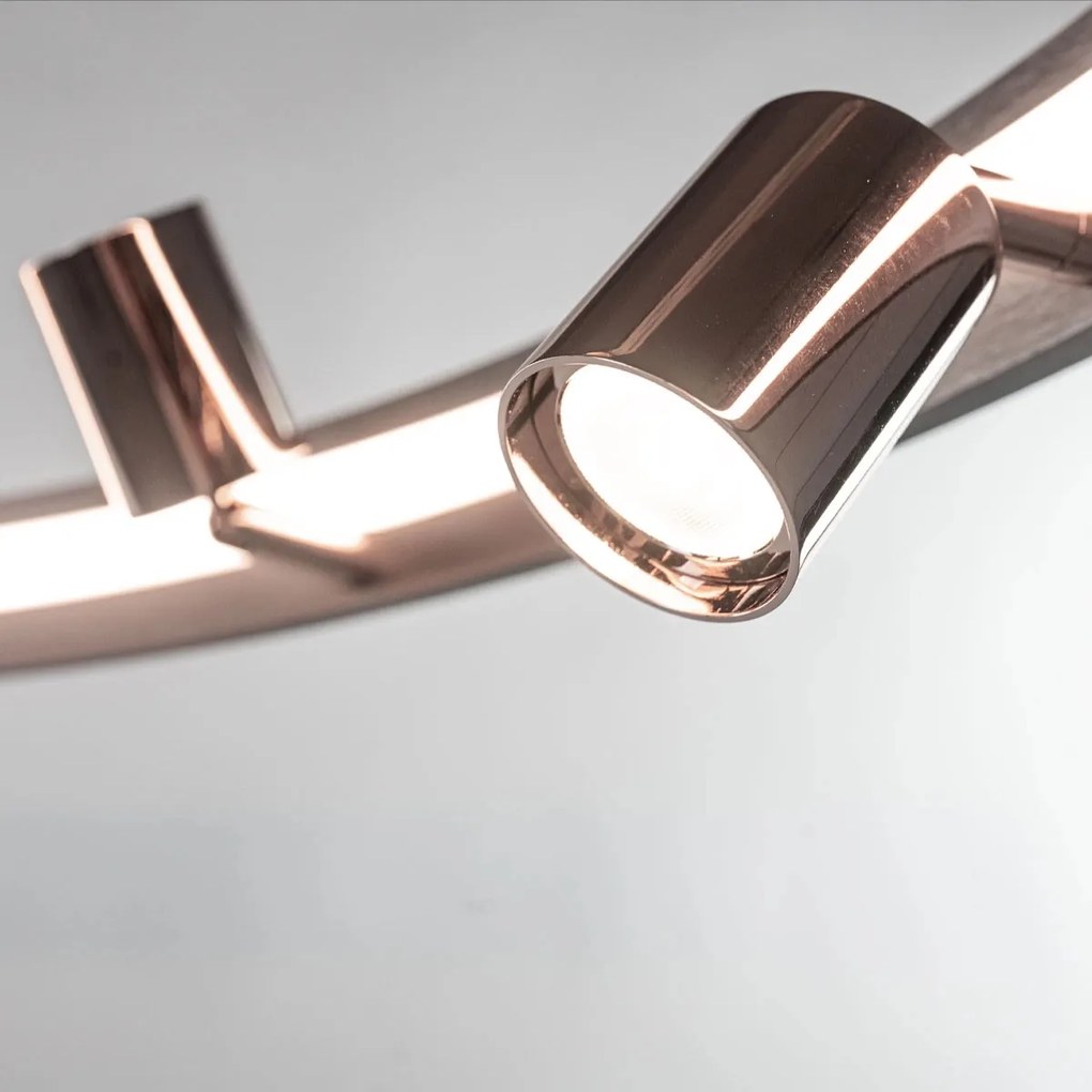 Okrągła lampa wisząca z reflektorkami Spectra No.2