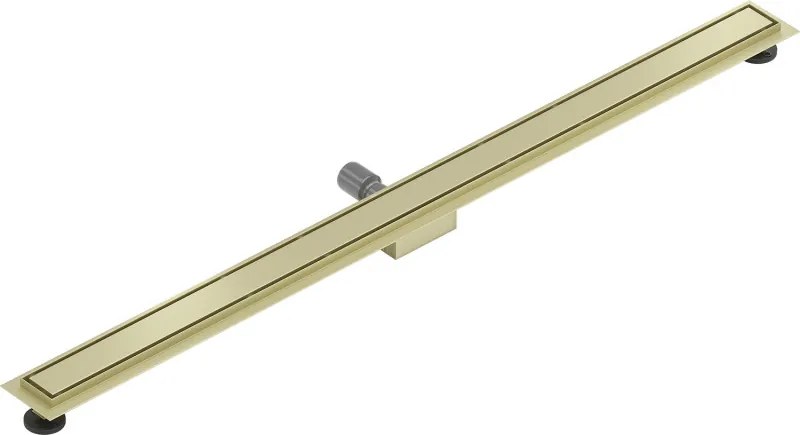 Mexen Flat M13 odpływ liniowy 2w1 140 cm, złoty szczotkowany - 1A10140