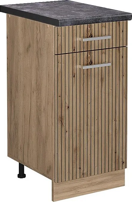 Szafka dolna do kuchni dąb rzemieślniczy 40x60x81.6 r-line