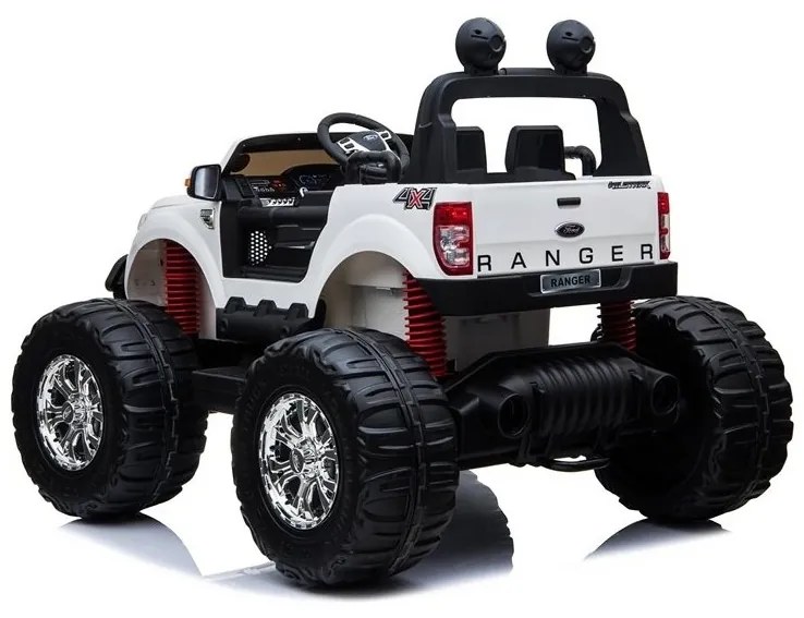 Pojazd na akumulator ford ranger monster biały
