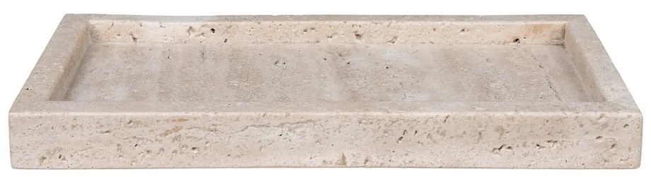 Kamienna taca dekoracyjna 15x30,5 cm Travertine – House Nordic