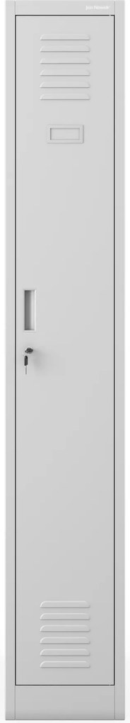 Szafka pracownicza metalowa szara: KACPER II 1 Plus