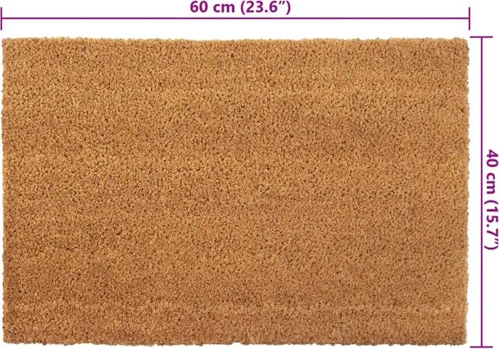 Prostokątna wycieraczka antypoślizgowa 40x60 cm N5-F86