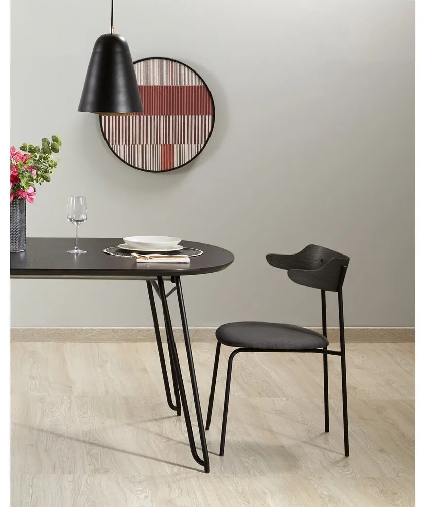 Rozkładany stół z blatem w dekorze jesionu 90x140 cm Norfort – Kave Home