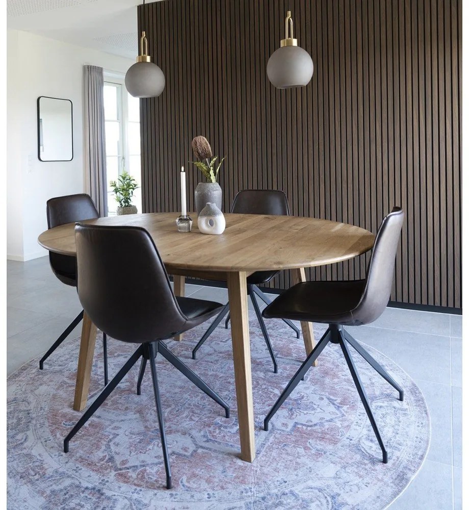 Brązowe krzesła zestaw 2 szt. Monaco – House Nordic