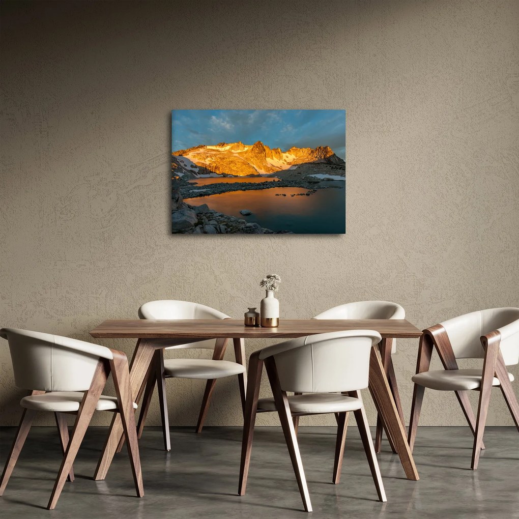 Obraz krajobrazu wysokogórskiego (70x50 cm)