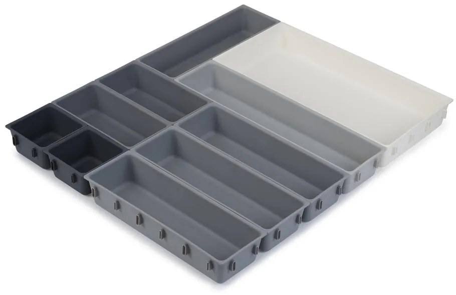 Szary regulowany organizer do szuflady Joseph Joseph Blox
