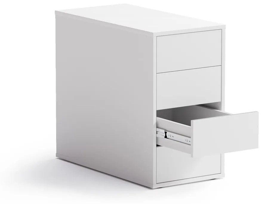 Kontener biurowy BLOCK White, 4 szuflady