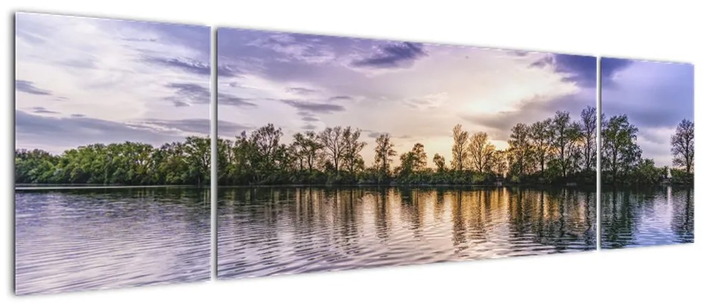 Obraz jeziora (170x50 cm)