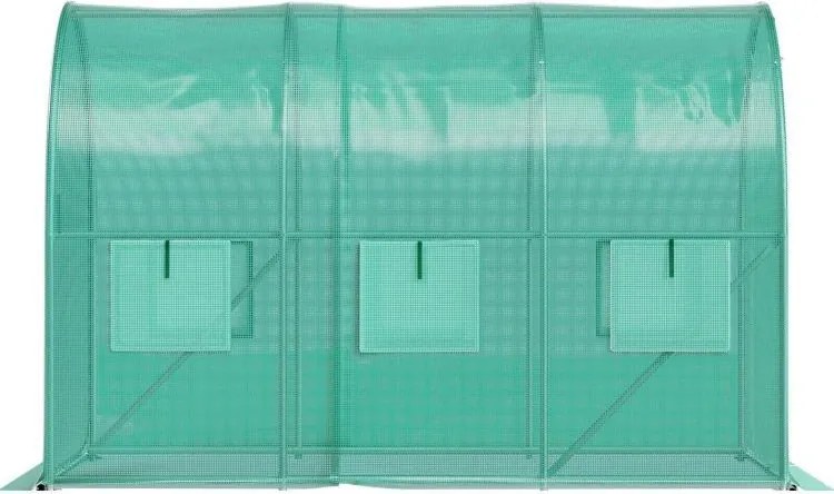Tunel foliowy ogrodowy 2x3 m z oknami i moskitierą G890