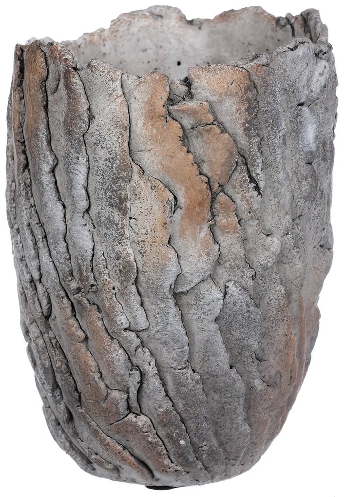 Betonowa donica Stone szara, 16 x 22 cm