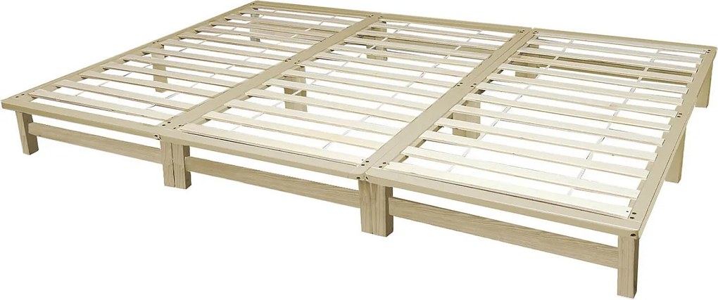 Łóżko 270x200 cm Solidna rama Futon