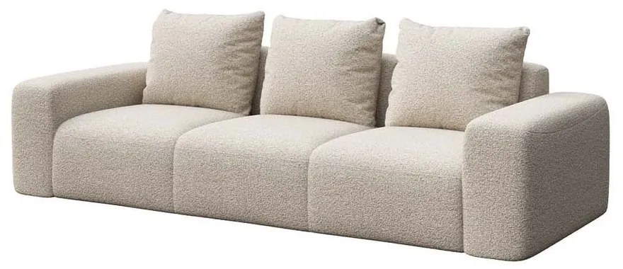 Beżowa sofa z materiału bouclé 287 cm Monce – Rodier