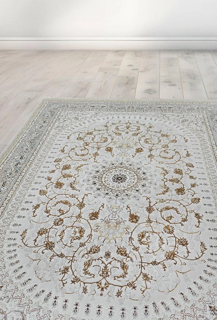 Dywan klasyczny Gold Orient beżowo-złoty 160 cm x 220 cm