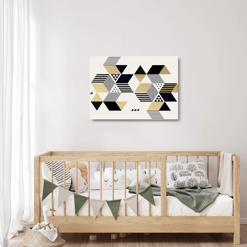 Obraz na szkle - Kształty geometryczne N⁰1 (70x50 cm)