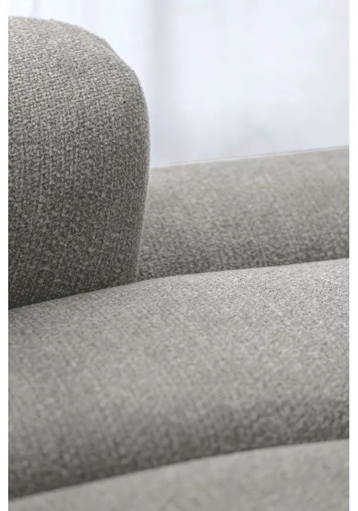 Jasnoszary narożnik (lewostronny/w kształcie litery U) Shell – Miuform