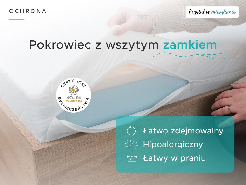 Mata kokosowa COCO MAXI 20 cm 160 x 200 cm Ochrona materaca: BEZ ochraniacz na materac