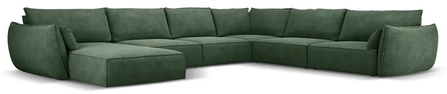 Ciemnozielony narożnik (prawostronny) Vanda – Mazzini Sofas