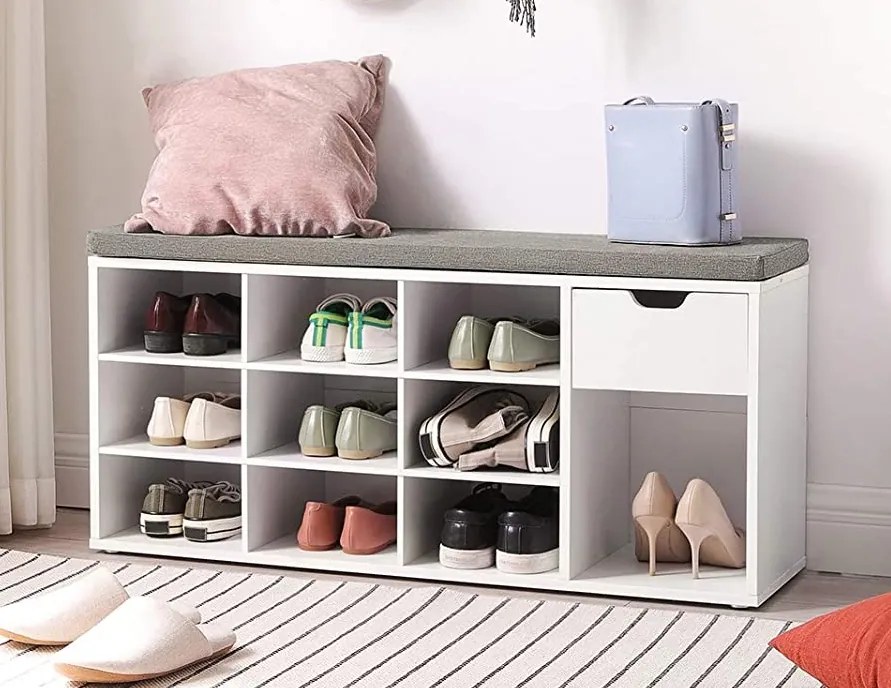 Szafka na buty Sinda 24 z poduszką na siedzisku