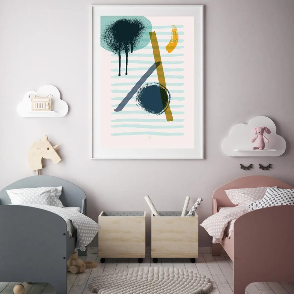 Plakat - Artystyczna abstrakcja (A4)