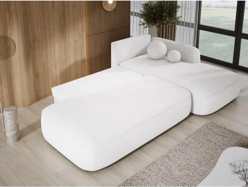 Narożnik wolnostojący BABU układ L Prawy Tkanina NOWORNEVER 01