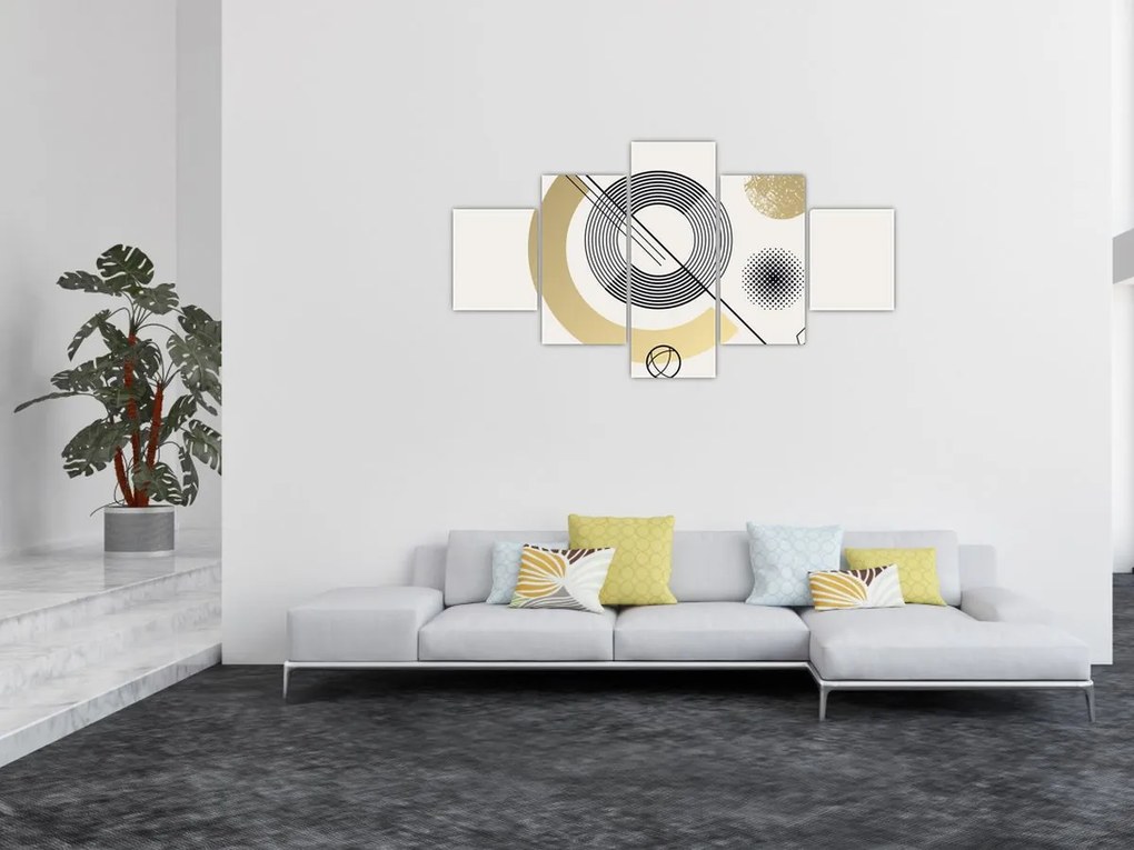 Obraz - Kształty geometryczne N⁰2 (125x70 cm)