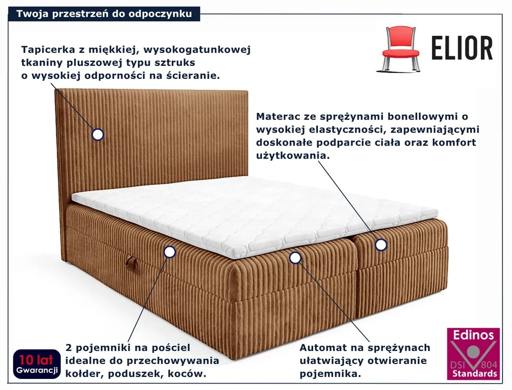 Rude łóżko tapicerowane z pojemnikiem 5 rozmiarów P5-P02