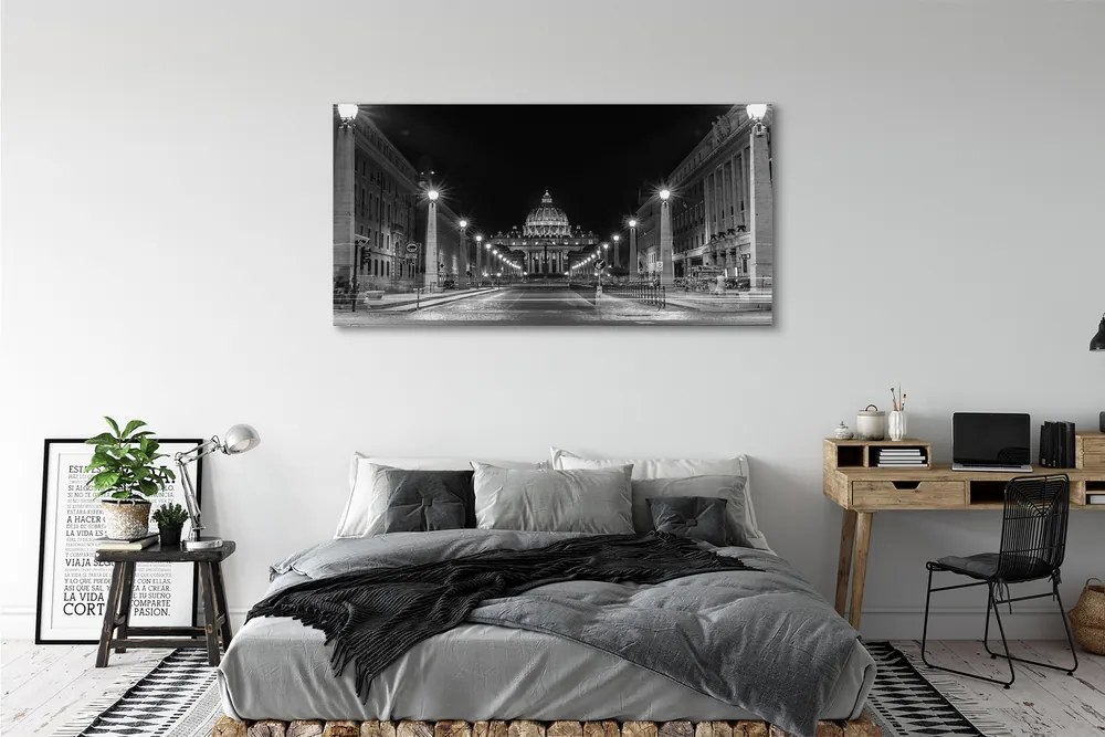 Obraz canvas na ścianę Droga do Zabytkowej Kaplicy