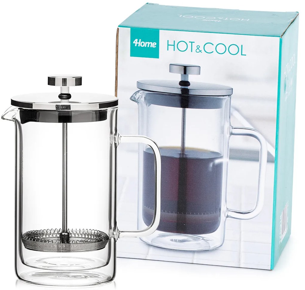 4Home French press termiczny Hot&Cool 600 ml