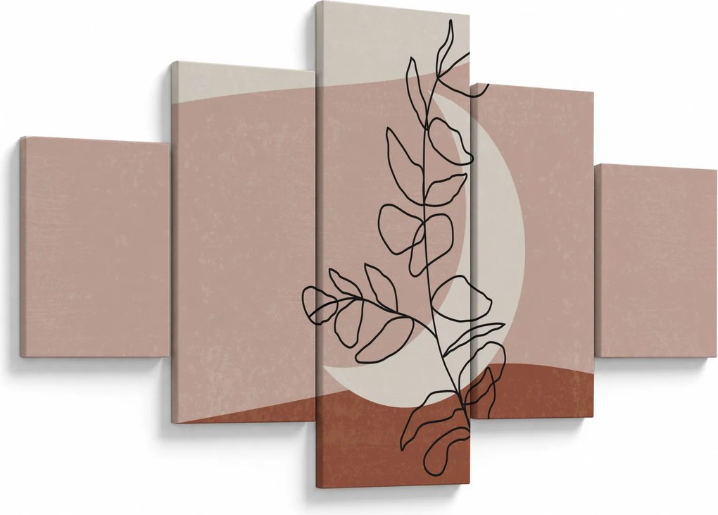 Obraz - Boho leaves N⁰2 (125x70 cm)