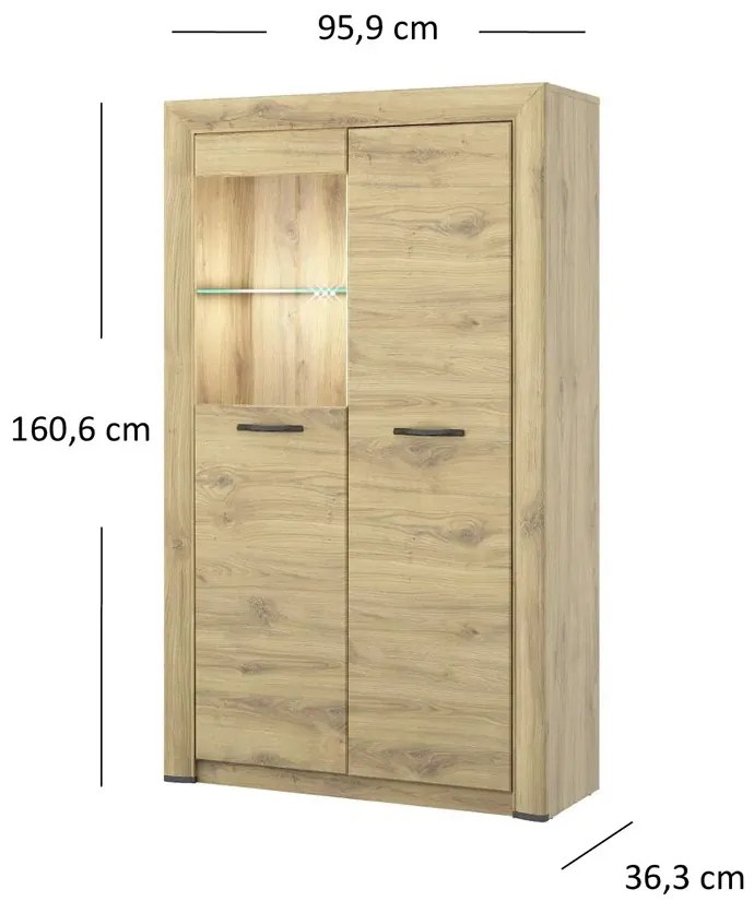 Komoda z witryną A1-T86