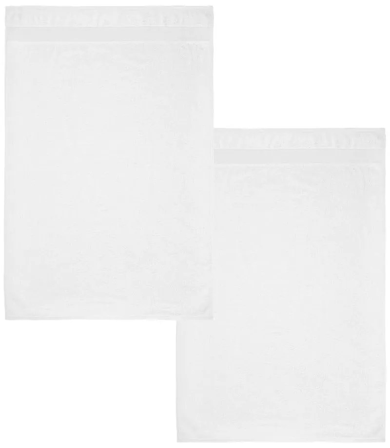 Białe bawełniane ręczniki kąpielowe frotte zestaw 2 szt. 90x140 cm Anti-Bacterial – Catherine Lansfield