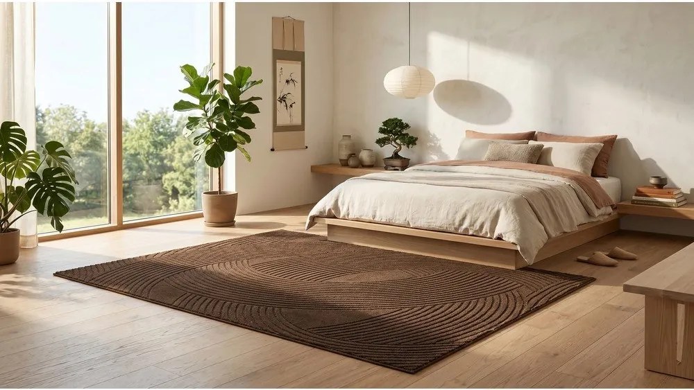 Brązowy dywan 160x230 cm Zephyr – ESTE