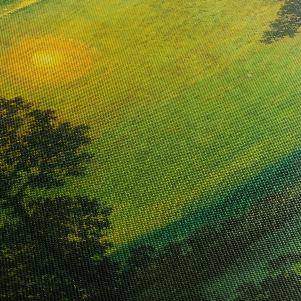 Obraz - Imitator of Ralph Albert Blakelock, Moonlight, reprodukcje (z zegarem) (90x30 cm)