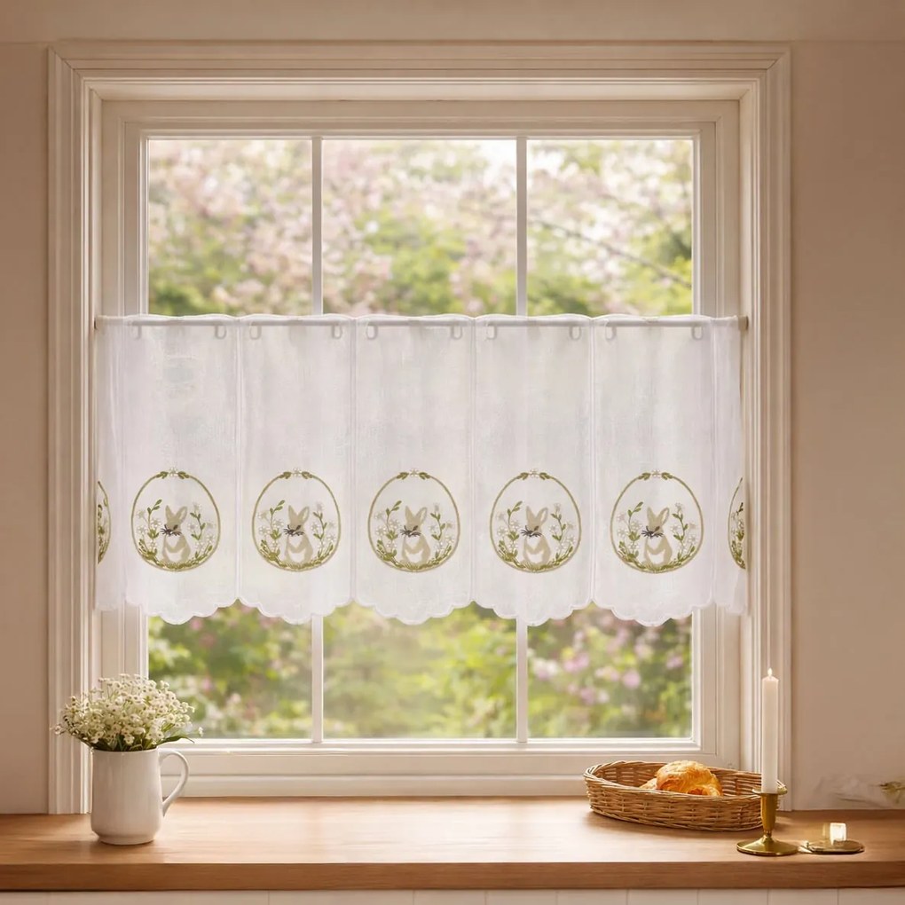 Zazdrostka świąteczna na metry Wielkanoc zajączek pisanka - wys. 40 cm