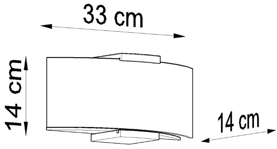 Biały kinkiet Eva – Sollux