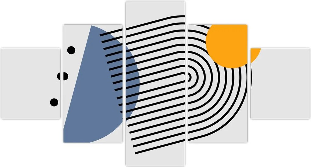Obraz - Minimalistyczna abstrakcja N⁰2 (125x70 cm)
