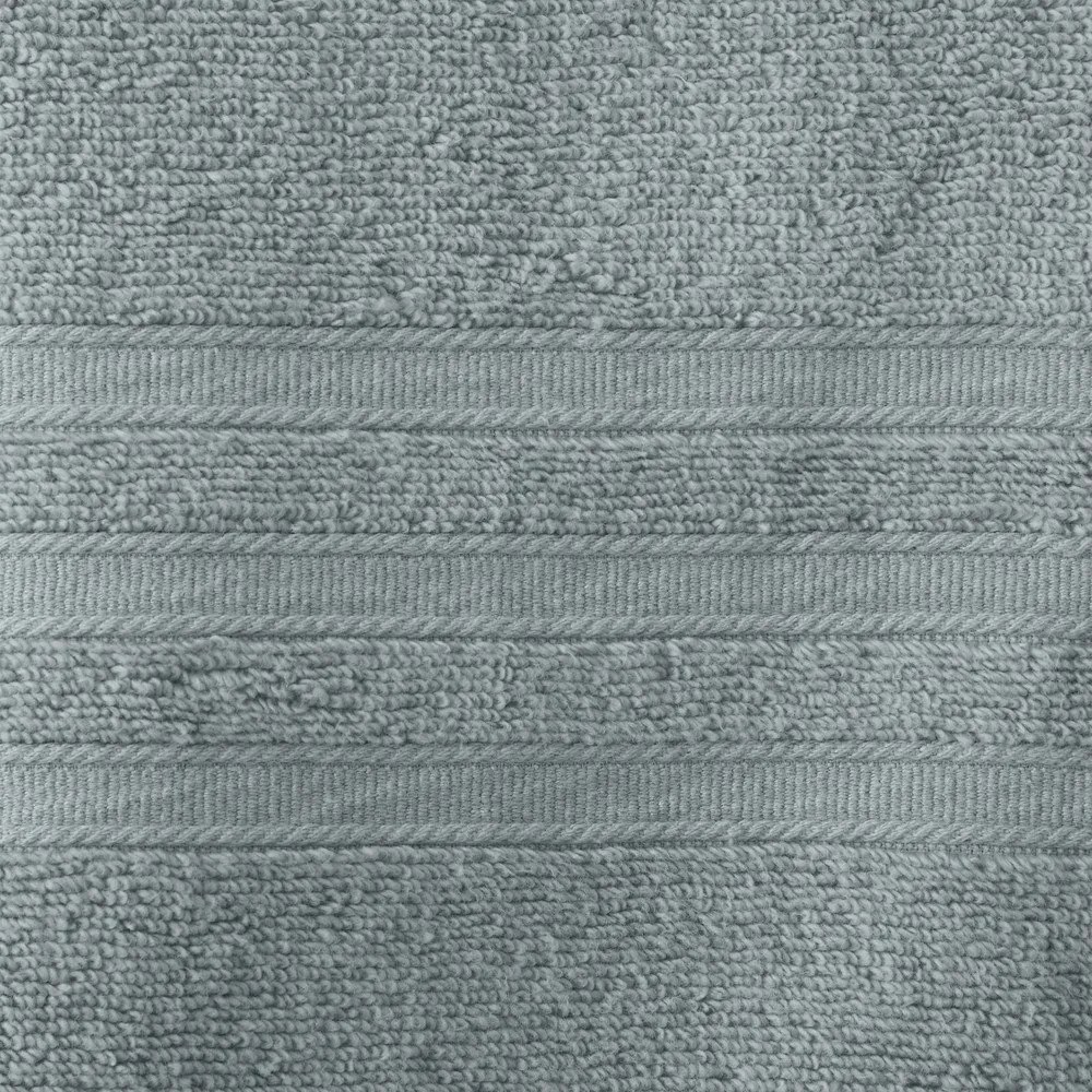 Szarozielone bawełniane ręczniki kąpielowe frotte zestaw 2 szt. 90x140 cm Zero Twist – Catherine Lansfield
