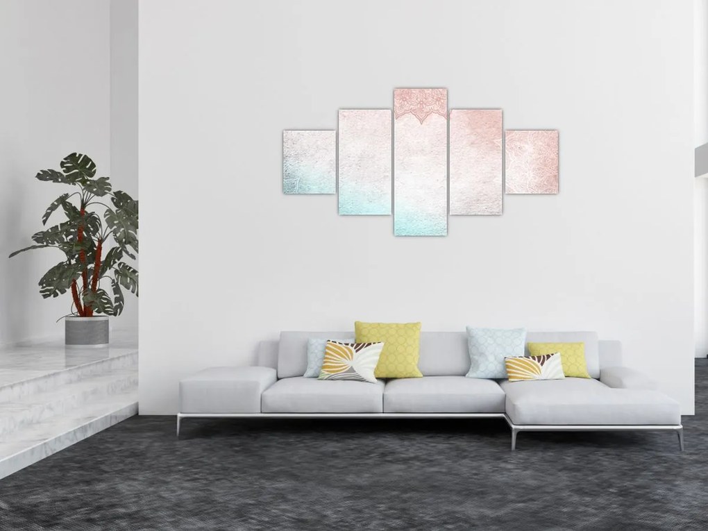 Obraz - Mandale na ścianie 2 (125x70 cm)