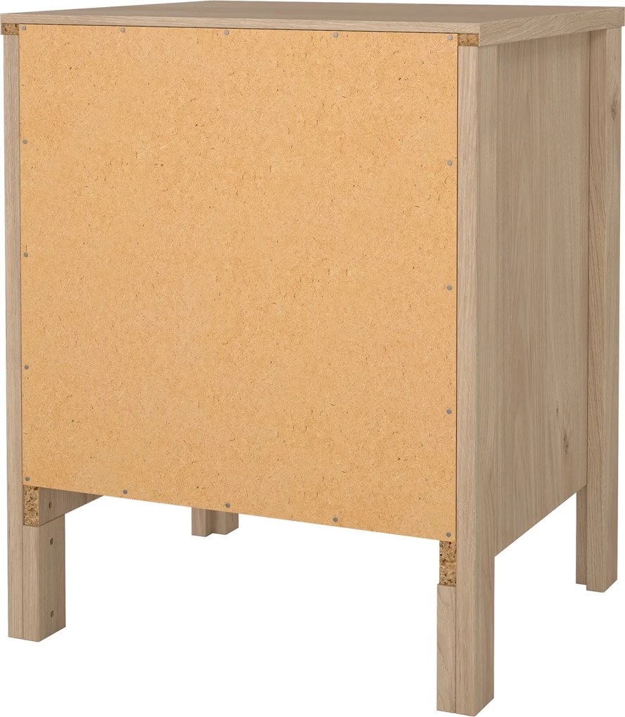 Szafka nocna z 2 szufladami Madrid, jackson hickory