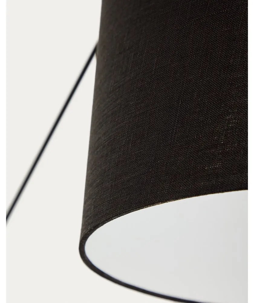 Czarny kinkiet ø 25 cm Jex – Kave Home